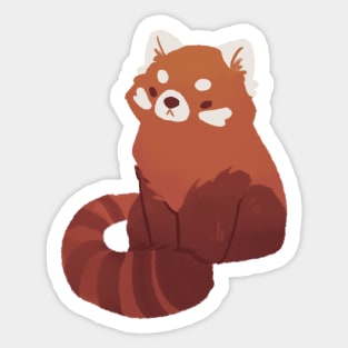 Red Panda 2 Sticker